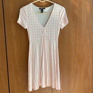 Forever 21 Pink Gingham Sun Dress | Size S